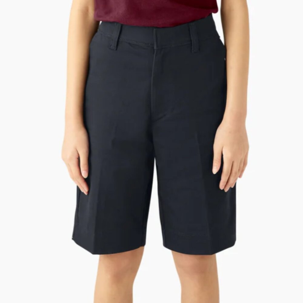 Girls' Classic Fit Bermuda Shorts - KR5514 - Dark Navy